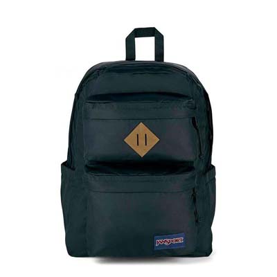 Black JanSport Double Break School Backpacks | SG_JS558