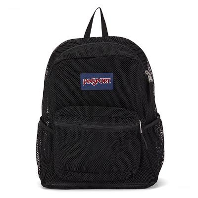 Black JanSport ECO MESH PACK Laptop Backpacks | SG_JS415