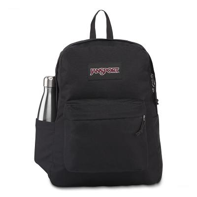 Black JanSport SuperBreak® Plus Laptop Backpacks | SG_JS471