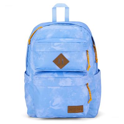 Blue JanSport Double Break Laptop Backpacks | SG_JS134