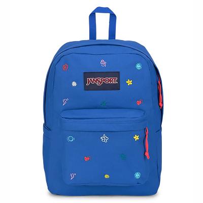 Blue JanSport SuperBreak® Plus Laptop Backpacks | SG_JS420