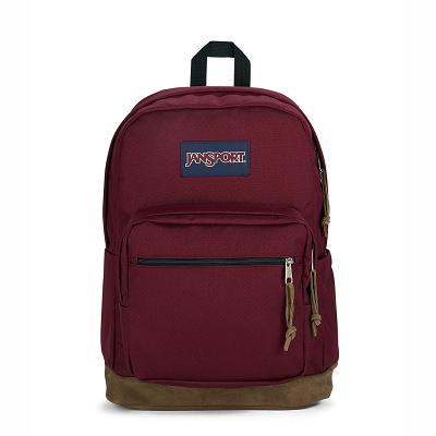 Burgundy JanSport Right Pack Laptop Backpacks | SG_JS492