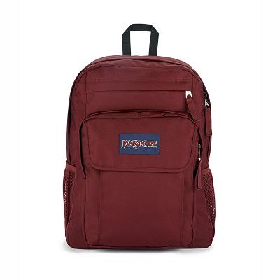 Burgundy JanSport UNION PACK Laptop Backpacks | SG_JS235