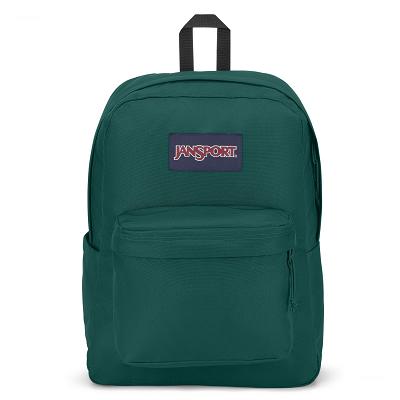 Deep Green JanSport SuperBreak® Plus School Backpacks | SG_JS543