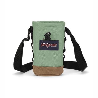 Green JanSport KITSACK Water Bottle Sling | SG_JS422