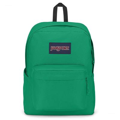 Green JanSport SuperBreak® Plus Laptop Backpacks | SG_JS593