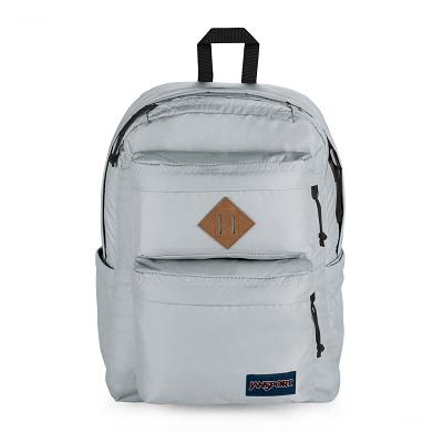 Grey JanSport Double Break Laptop Backpacks | SG_JS399