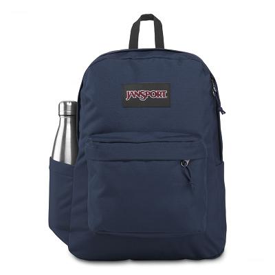 Navy JanSport SuperBreak® Plus Laptop Backpacks | SG_JS046