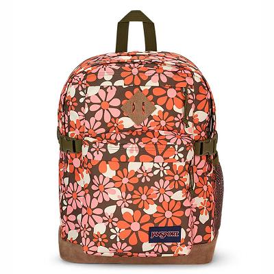 Orange JanSport SUEDE CAMPUS School Backpacks | SG_JS193