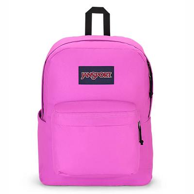 Pink JanSport SuperBreak® Plus Laptop Backpacks | SG_JS444