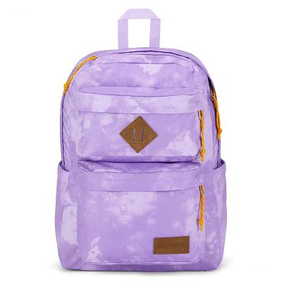 Purple JanSport Double Break Laptop Backpacks | SG_JS228