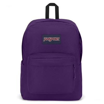 Purple JanSport SuperBreak® Plus Laptop Backpacks | SG_JS014