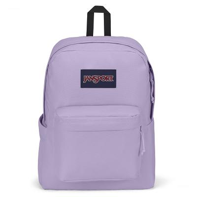 Purple JanSport SuperBreak® Plus Laptop Backpacks | SG_JS176