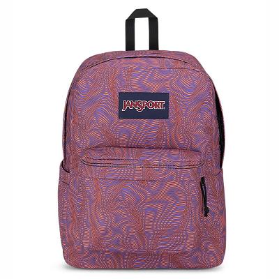 Purple / Orange JanSport SuperBreak® Plus School Backpacks | SG_JS358