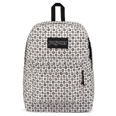 White / Black JanSport SuperBreak® Plus Laptop Backpacks | SG_JS592