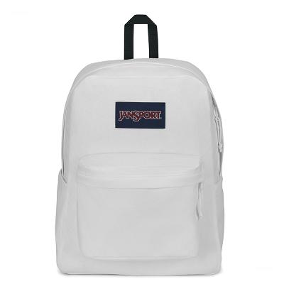 White JanSport SuperBreak® Plus Laptop Backpacks | SG_JS042