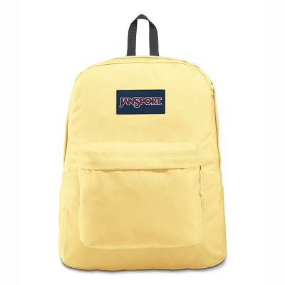 Yellow JanSport SuperBreak® Plus Laptop Backpacks | SG_JS075